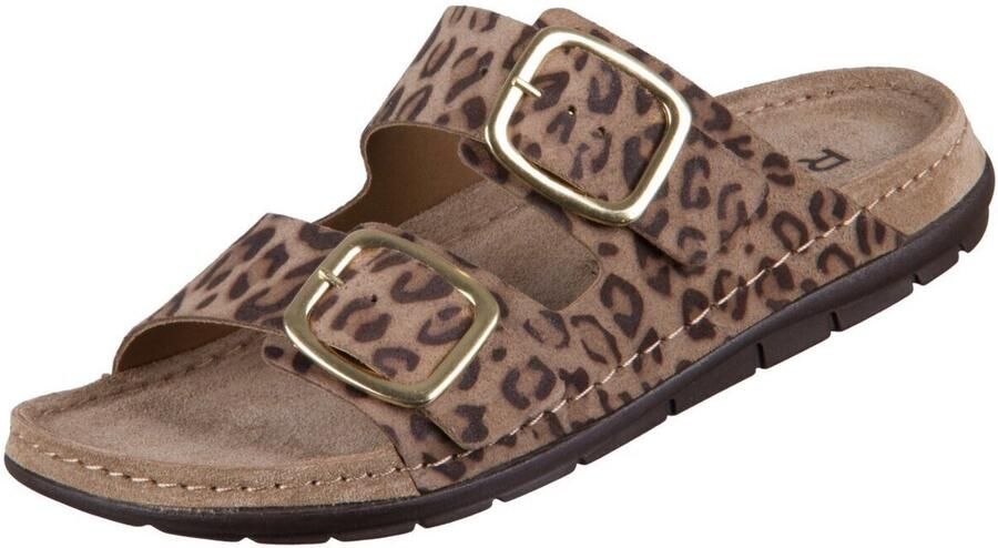 Rohde 5890 18 Slippers Bruin Panterprint Dames Bruin - Foto 2