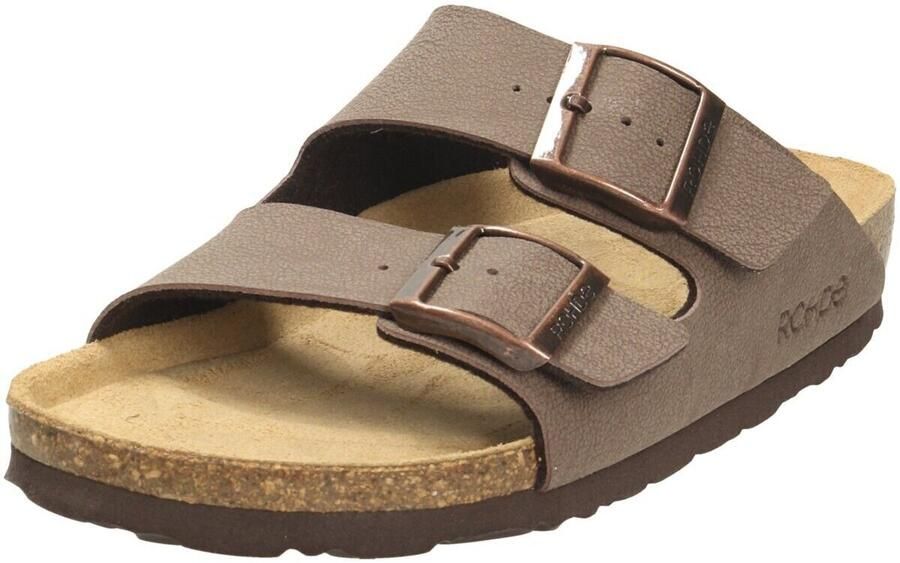 Rohde damessandaal muiltjes met twee bandjes 5631 bruin - Foto 3