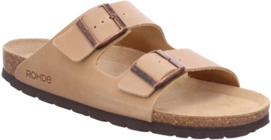 Rohde Slippers Leder Natur