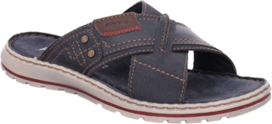 Rohde Heren Slipper 6731-56 Blauw - Foto 3