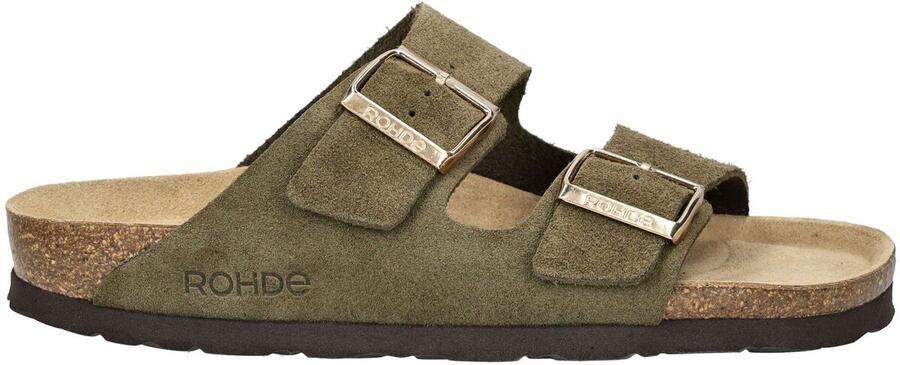 Rohde Stijlvolle Leren Slippers Oranje Orange Dames - Foto 9