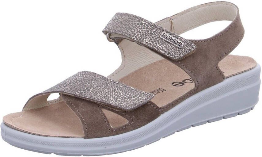 Rohde 5739 83 Dames Sandalen Beige Zilver - Foto 2