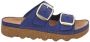 Rohde Foggia-D dames slipper blauw - Thumbnail 3