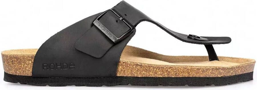 Rohde Memory Footbed Men's Sandal Zwart