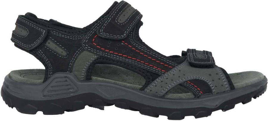 Rohde Zwarte herensandaal met geheugenvoetbed - Foto 2