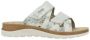 Rohde Slippers Baviera sleehak zomerschoen pantoffels met logo-embleem - Thumbnail 5