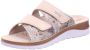 Rohde Slippers Baviera sleehak zomerschoen pantoffels met logo-embleem - Thumbnail 3