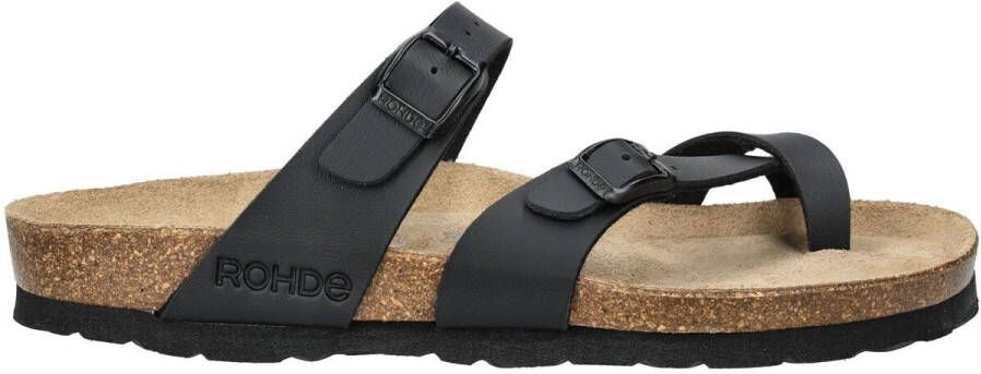 Rohde Teenslippers zacht voetbed Zwart 5594 - Foto 7