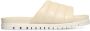Rohde Leren Comfort Slide Sandaal Beige Dames - Thumbnail 3