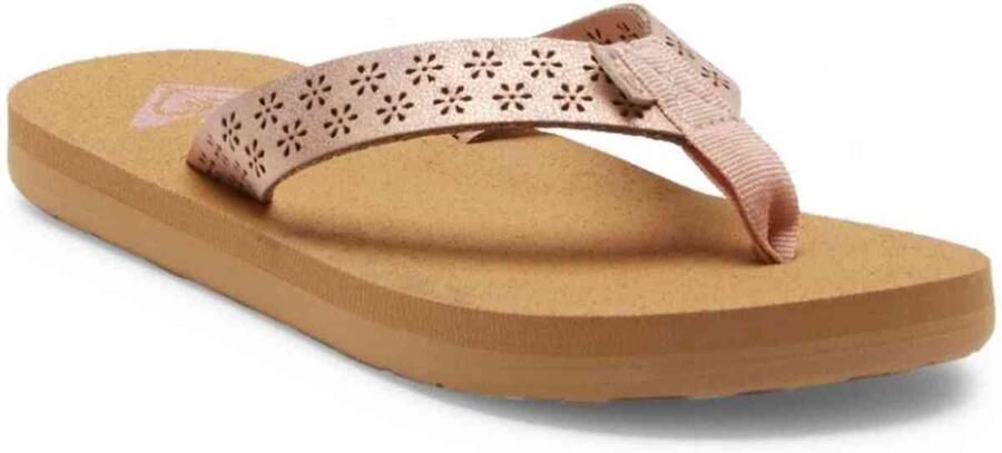Roxy Rg Porto Motif Slippers Roze 1 2 Meisjes