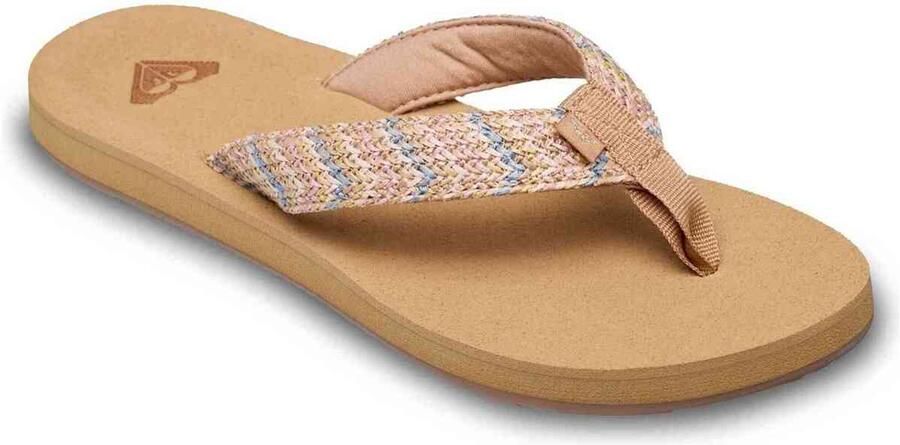 Roxy Women's Porto Raffia Sandalen bruin - Foto 2