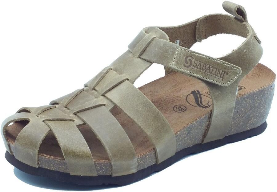 Sabatini Sandalen met sleehak 4035 Crazy