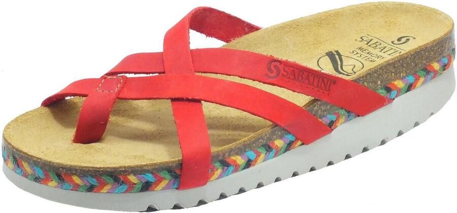 Sabatini Sandalen 4201 Crazy Rosso M.