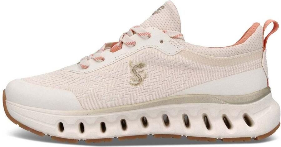 SALAMANDER Sneakers laag champagne zalm roze wit offwhite