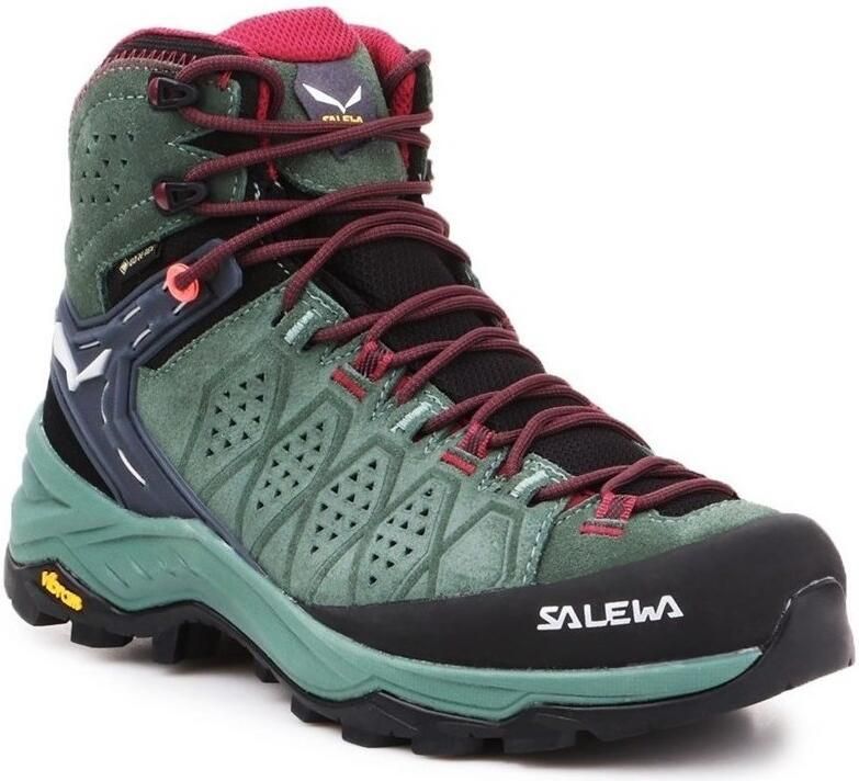 Salewa Women's Alp Trainer 2 Mid GTX Wandelschoenen groen