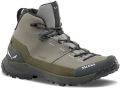 Salewa Puez Leather Mid PTX Wandelschoenen grijs olijfgroen - Olijfgroen/Groen