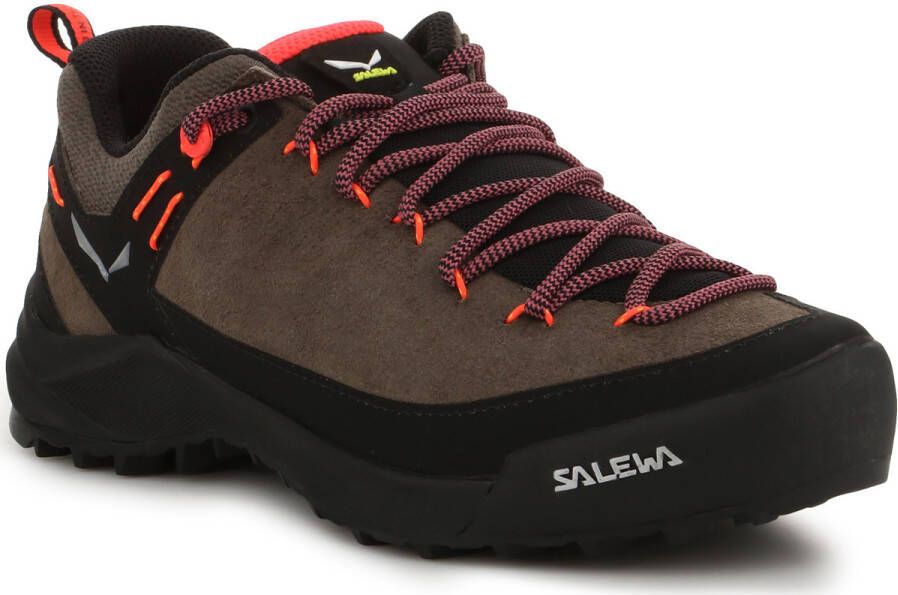 Salewa Wandelschoen Women Wildfire Leather Bungee Cord Black