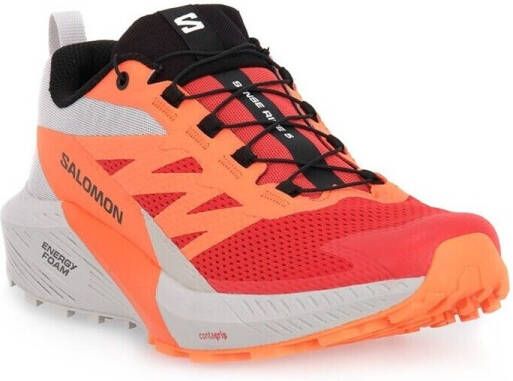 Salomon Hardloopschoenen voor Volwassenen Sense Ride 5 Wit Rood Berg - Foto 4
