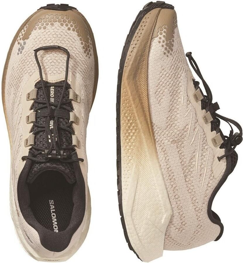 Salomon Women's Aero Blaze 4 GRVL Hardloopschoenen 2 3 tapioca zwart