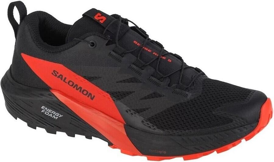 Salomon SENSE RIDE 5 Heren Trail-Running schoenen Hardloopschoenen Zwart - Foto 4