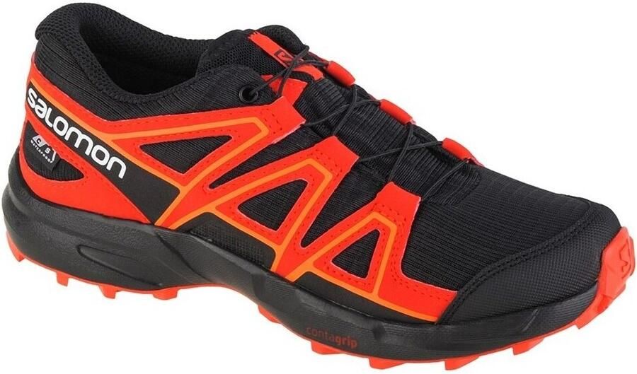 Salomon Junior's Speedcross CSWP Multisportschoenen zwart rood