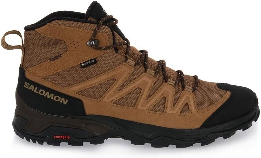 Salomon X Ward Leather Mid GTX GORE-TEX Heren Wandelschoenen Trekking Schoenen Bruin - Foto 3