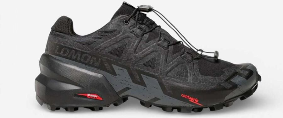 Salomon Speedcross 6 Herren Wandelschoenen Outdoor Trail-Running Schoenen Zwart - Foto 6