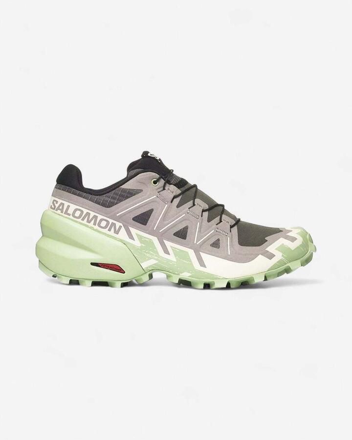 Salomon Wandelschoenen Wmns Speedcross 6 'Castlerock Smoke Green'