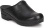 Sanita Damen Offener Clog Original-Sonja Pu Open Black - Thumbnail 2