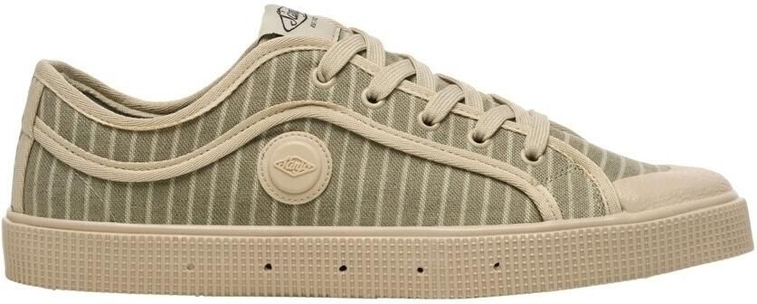 Sanjo Lage Sneakers K200 Pinstripe Matcha