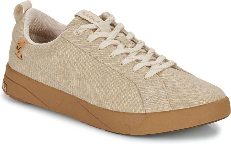 Saola Cannon Canvas 2.0 Sneakers beige bruin