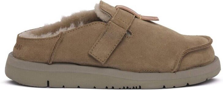 Satorisan Uwabaki Clog Suede Klomp Unisex Leer Klomp Kleur Driftwood - Foto 2