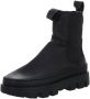 Satorisan Unalome Elastics Premium Enkel Laarzen Vrouwen Vintage Leer Laarzen Kleur Black - Thumbnail 2