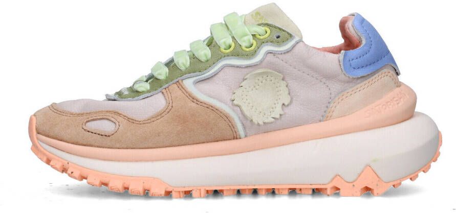 Satorisan Chacrona Metta Premium Ul Casual Sneakers Vrouwen Vintage Leer Sneakers Kleur Paper Mache - Foto 2