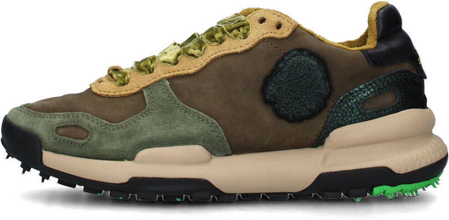 Satorisan Chacrona Premium Casual Sneakers Vrouwen Vintage Leer Sneakers Kleur Rush Green - Foto 3