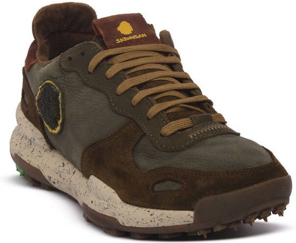 Satorisan Lage Sneakers CHACRONA PREMIUM DARK GREEN