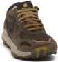 Satorisan Chacrona Pull Up Casual Sneakers Mannen Vintage Leer Sneakers Kleur Swamp - Thumbnail 2