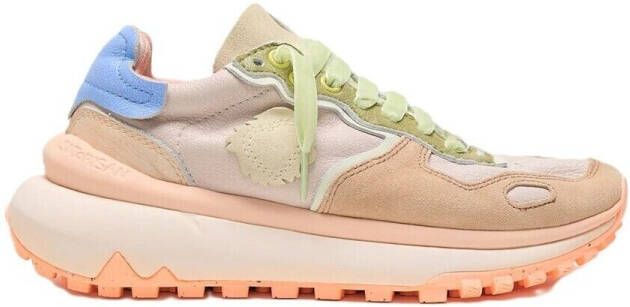 Satorisan Chacrona Metta Premium Ul Casual Sneakers Vrouwen Vintage Leer Sneakers Kleur Paper Mache