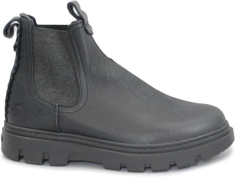 Satorisan Unalome Chelsea Premium Enkel Laarzen Mannen Vintage Leer Laarzen Kleur Black - Foto 2