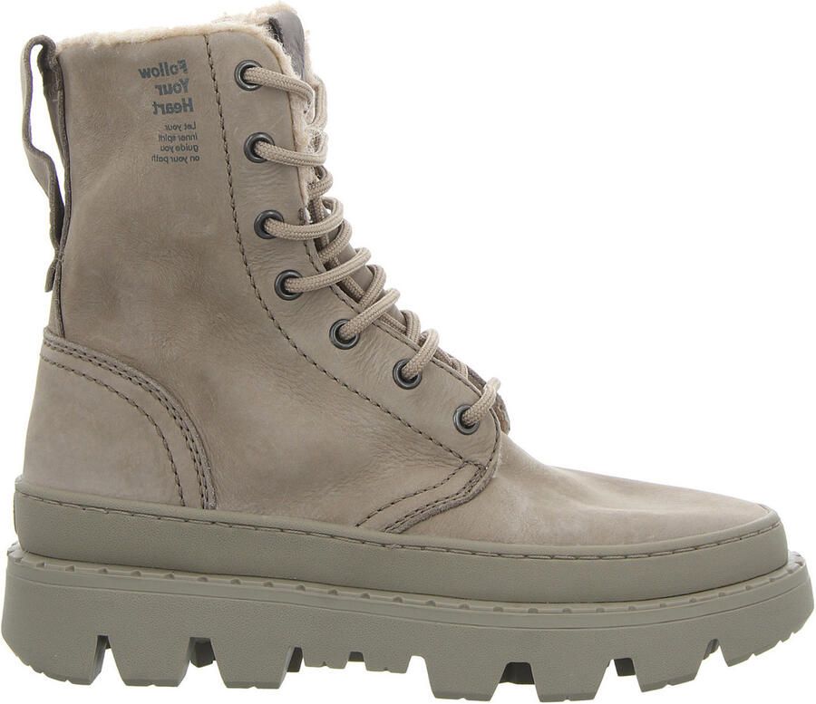 Satorisan Unalome Laces Premium Wool Enkel Laarzen Vrouwen Vintage Leer Laarzen Kleur Adventure Grey - Foto 2