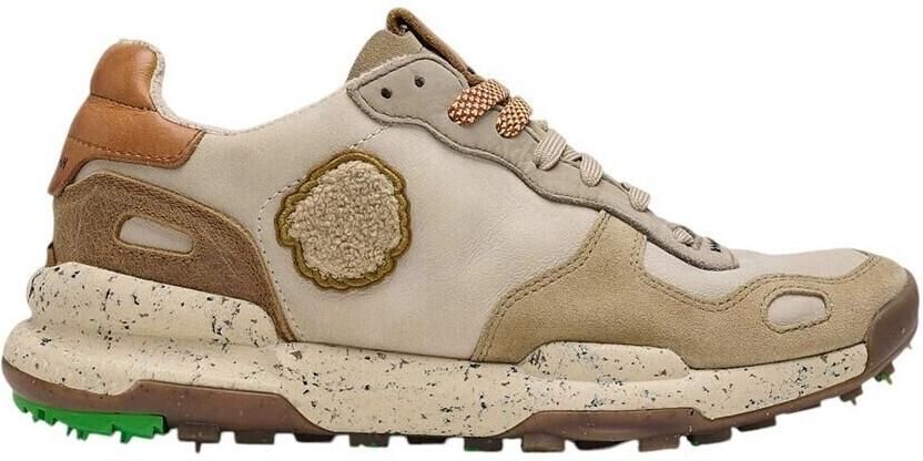 Satorisan Chacrona Premium Casual Sneakers Mannen Vintage Leer Sneakers Kleur Fossil Beige