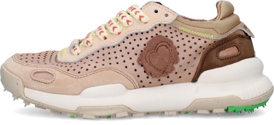 Satorisan Chacrona Laser Premium Casual Sneakers Vrouwen Vintage Leer Sneakers Kleur Creamy Peach - Foto 6