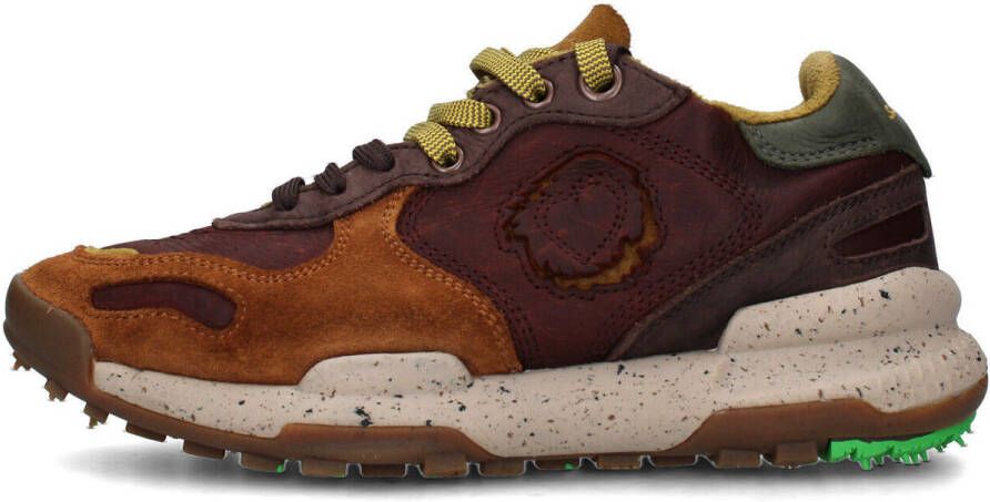 Satorisan Chacrona Pull Up Casual Sneakers Mannen Vintage Leer Sneakers Kleur Polo Brown - Foto 2