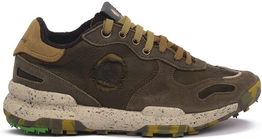 Satorisan Chacrona Pull Up Casual Sneakers Mannen Vintage Leer Sneakers Kleur Swamp - Foto 3