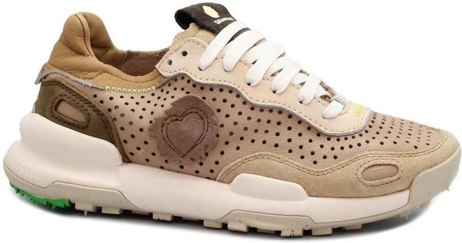 Satorisan Chacrona Laser Premium Casual Sneakers Vrouwen Vintage Leer Sneakers Kleur Creamy Peach - Foto 4