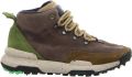 Satorisan Kiso Premium Enkel Laarzen Unisex Vintage Leer Laarzen Kleur Dark Brown Green - Wit
