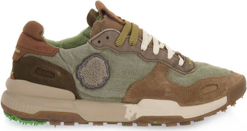 Satorisan Chacrona Linen Casual Sneakers Mannen Vintage Leer en linnen Sneakers Kleur Succulent - Foto 3