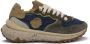 Satorisan Chacrona Metta Hemp Casual Sneakers Unisex Vintage Leer en textiel Sneakers Kleur Indigo - Thumbnail 2