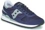 Saucony Logo Sneakers Suède Canvas Rubber Zool Blue Heren - Thumbnail 3
