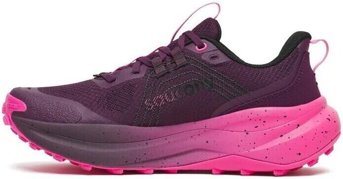 Saucony Xodus Ultra 4 WS Trailrunningschoenen Dames Aubergine Shock - Foto 3